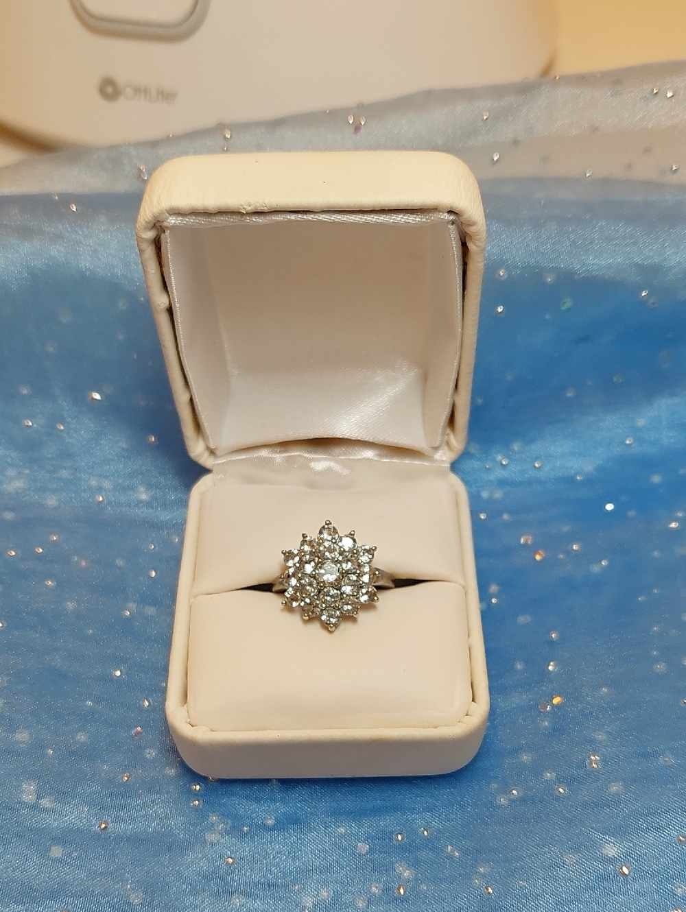 Aquamarine Ring ,6, Glitzy Rocks